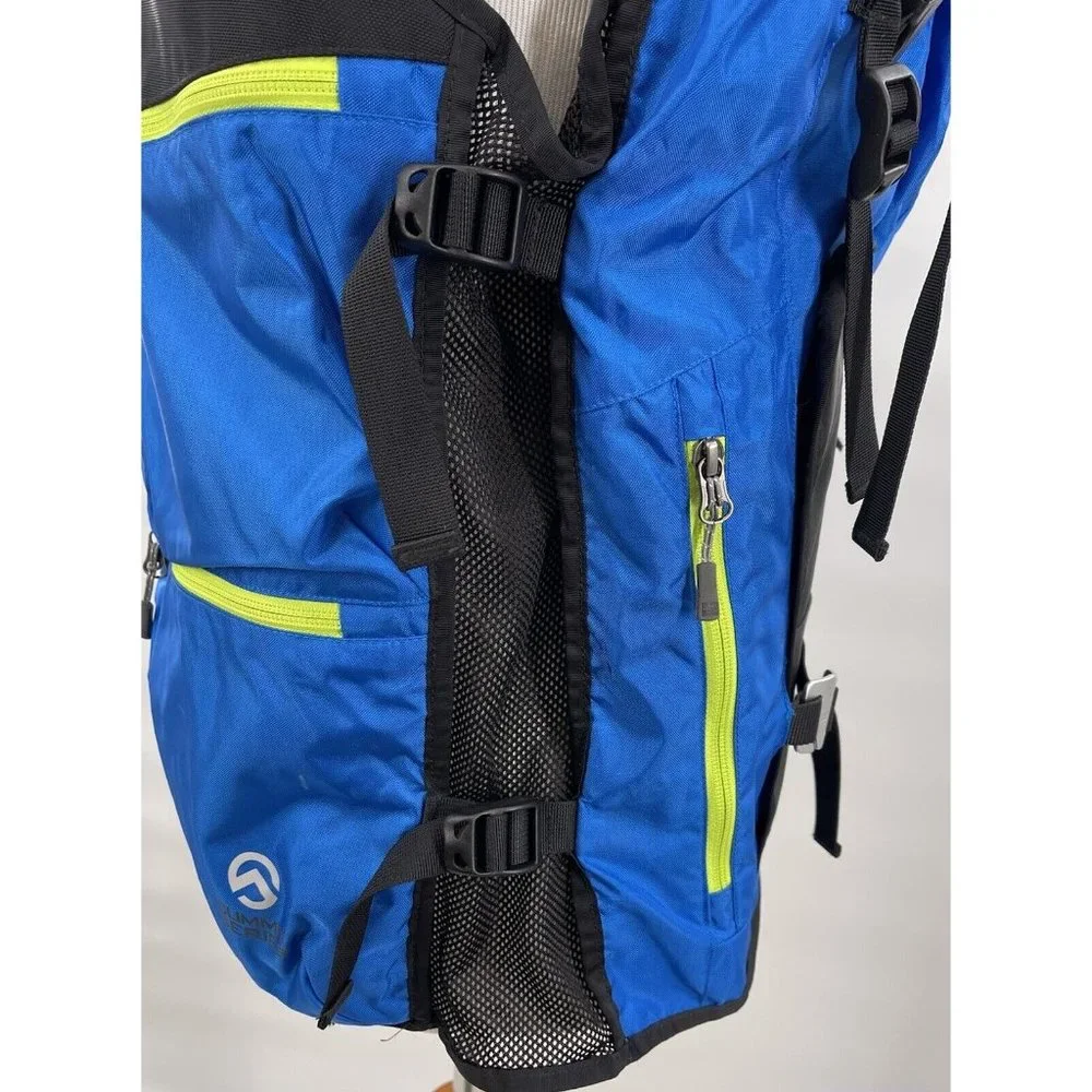 THE NORTH FACE POWDER GUIDE VEST Size Large Bomber Blue Black Summit Series RARE